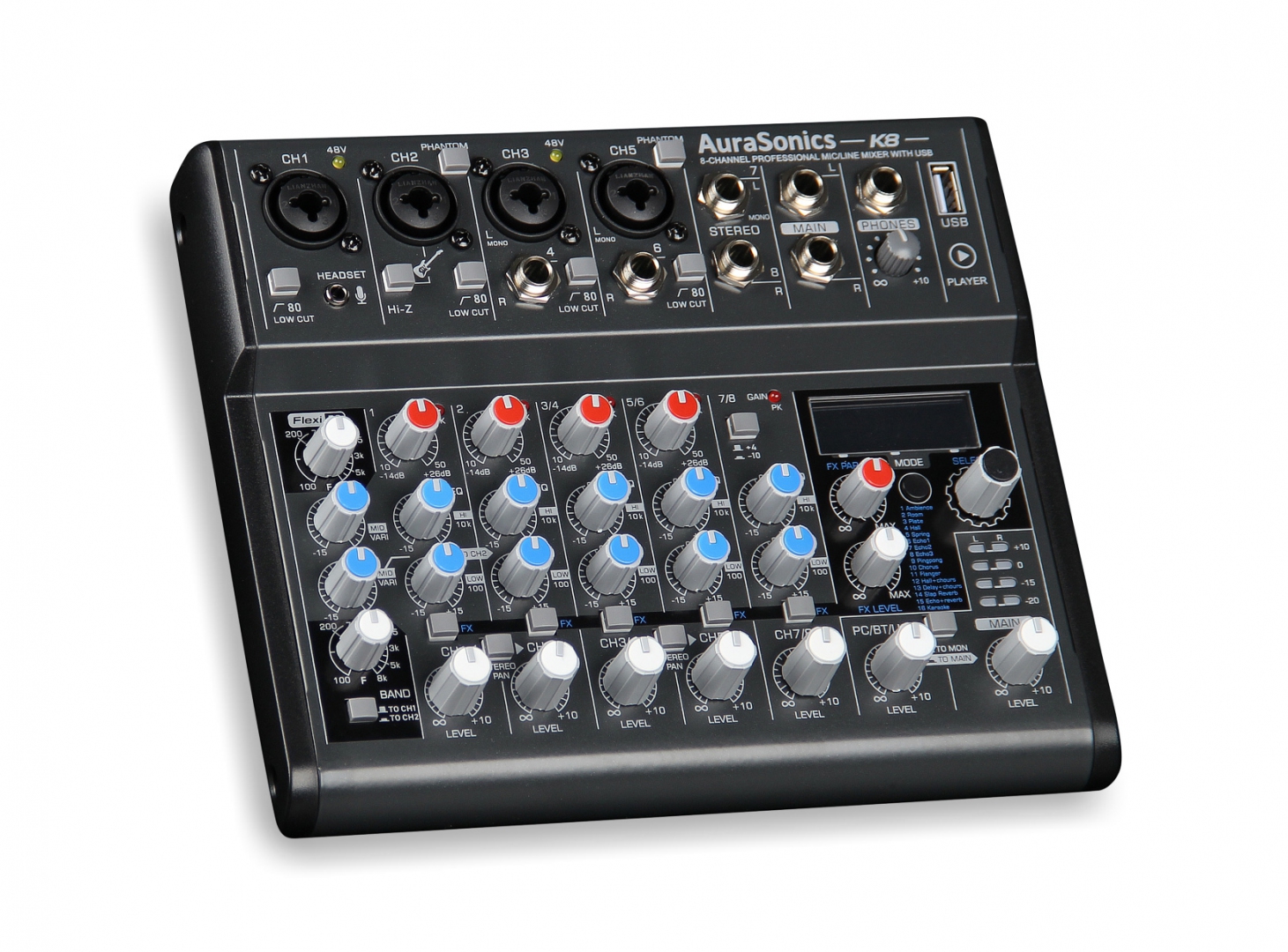 AuraSonics K8 компактный микшерный пульт в Архангельске