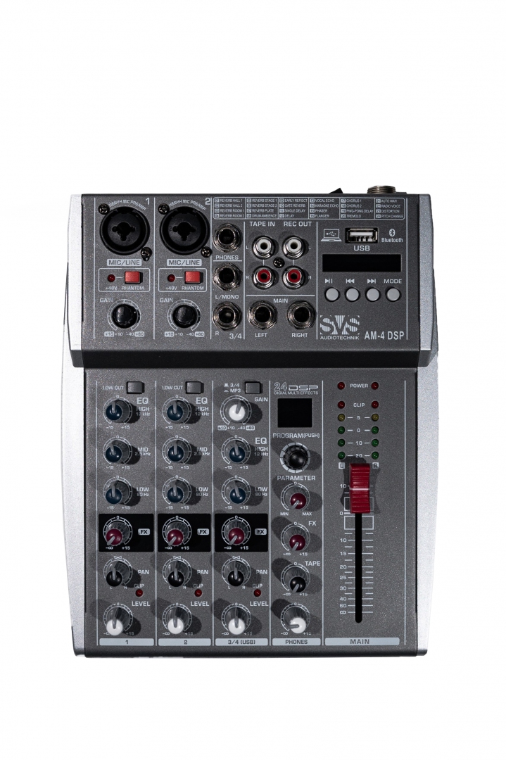 SVS Audiotechnik mixers AM-4 DSP Аналоговый микшерный пульт, 4-канала в Архангельске