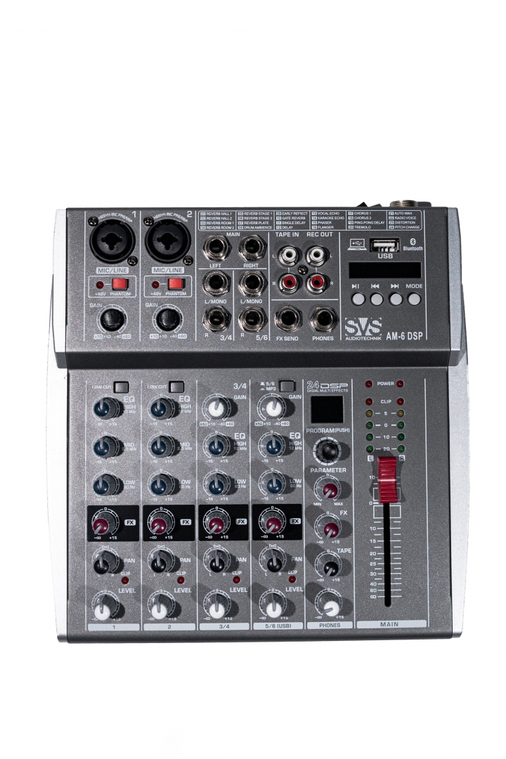 SVS Audiotechnik mixers AM-6 DSP Микшерный пульт аналоговый, 6-канальный SVS Audiotechnik mixers в Архангельске