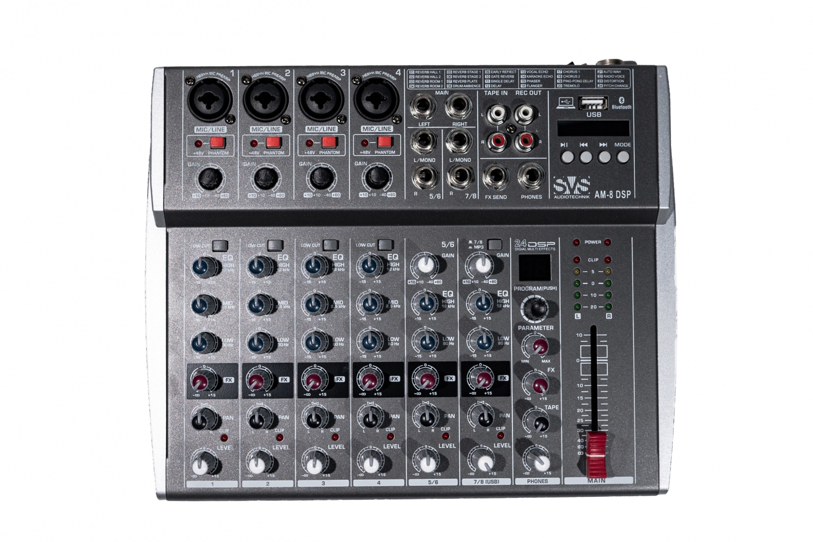 SVS Audiotechnik mixers AM-8 DSP Микшерный пульт аналоговый, 8-канальный в Архангельске